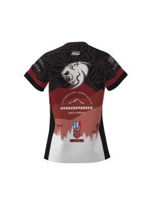 Podiumwear Women's Silver Short Sleeve MTB Jersey - NEW FABRIC 2025!