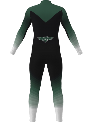 Podiumwear Unisex Gold One-Piece Race Suit