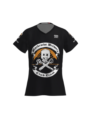 Podiumwear Women's Silver Short Sleeve MTB Jersey - NEW FABRIC 2025!