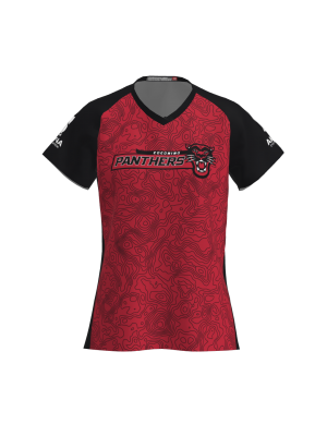 Podiumwear Women's Silver Short Sleeve MTB Jersey - NEW FABRIC 2025!