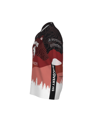 Podiumwear Men's Silver Short Sleeve MTB Jersey - New Fabric 2025!