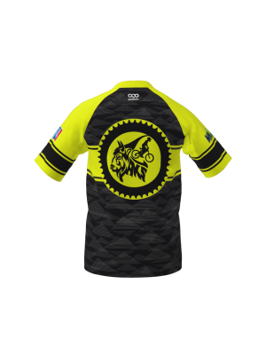 Podiumwear Men's Silver Short Sleeve MTB Jersey - New Fabric 2025!