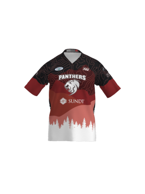 Podiumwear Men's Silver Short Sleeve MTB Jersey - New Fabric 2025!