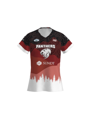 Podiumwear Women's Silver Short Sleeve MTB Jersey - NEW FABRIC 2025!