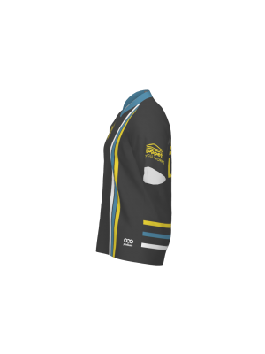Podiumwear Men's Silver Short Sleeve MTB Jersey - New Fabric 2025!