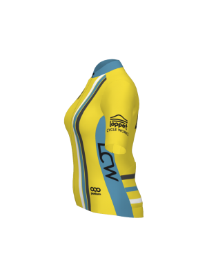 Podiumwear Women's Gold Full Zip Jersey