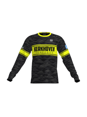 Podiumwear Unisex Silver Long Sleeve Tech Tee - New Fabric 2025!