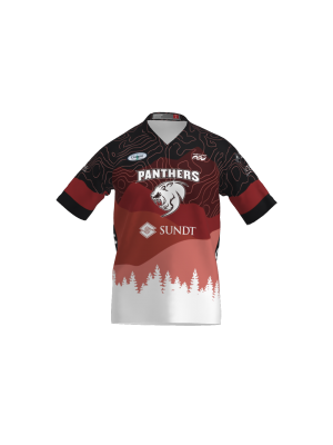 Podiumwear Men's Silver Short Sleeve MTB Jersey - New Fabric 2025!