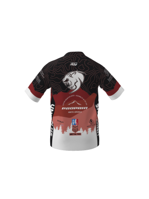 Podiumwear Men's Silver Short Sleeve MTB Jersey - New Fabric 2025!