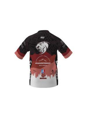 Podiumwear Men's Silver Short Sleeve MTB Jersey - New Fabric 2025!