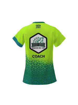Podiumwear Women's Silver Short Sleeve MTB Jersey - NEW FABRIC 2025!