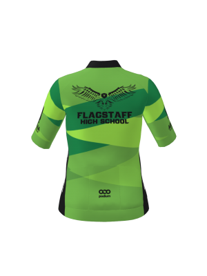 Podiumwear Women's Gold Full Zip Jersey