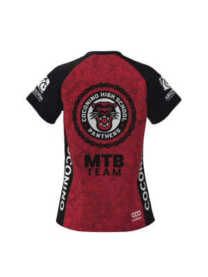 Podiumwear Women's Silver Short Sleeve MTB Jersey - NEW FABRIC 2025!