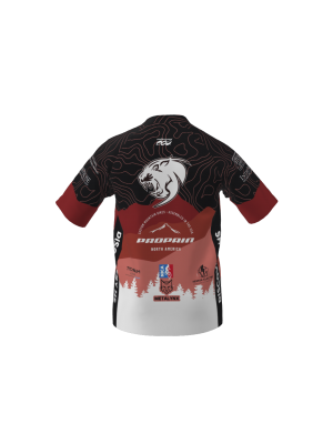 Podiumwear Men's Silver Short Sleeve MTB Jersey - New Fabric 2025!