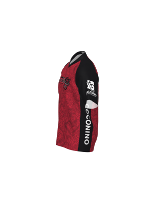 Podiumwear Men's Silver Short Sleeve MTB Jersey - New Fabric 2025!