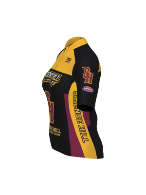 Podiumwear Women's Gold Full Zip Jersey