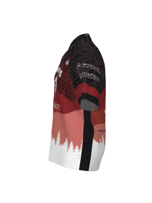 Podiumwear Men's Silver Short Sleeve MTB Jersey - New Fabric 2025!
