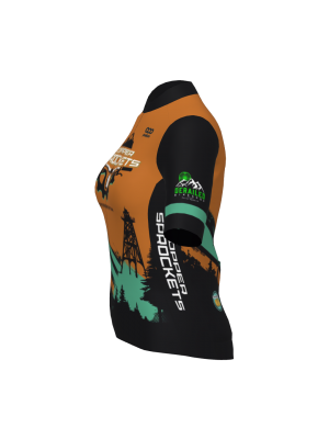 Podiumwear Women's Gold Full Zip Jersey