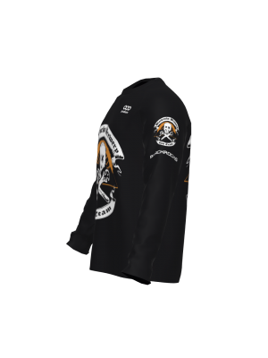 Podiumwear Unisex Silver Long Sleeve Tech Tee - New Fabric 2025!