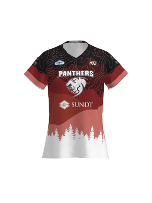 Podiumwear Women's Silver Short Sleeve MTB Jersey - NEW FABRIC 2025!
