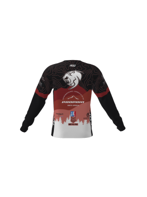 Podiumwear Unisex Silver Long Sleeve Tech Tee - New Fabric 2025!
