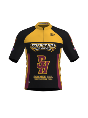 Podiumwear Men's Gold Full Zip Jersey