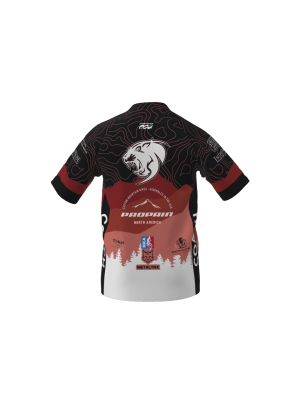 Podiumwear Men's Silver Short Sleeve MTB Jersey - New Fabric 2025!