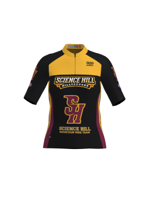 Podiumwear Women's Gold Full Zip Jersey