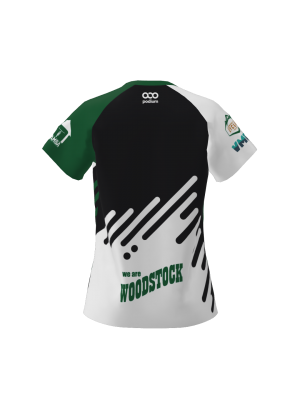 Podiumwear Women's Silver Short Sleeve MTB Jersey - NEW FABRIC 2025!