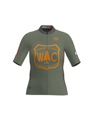 Podiumwear Women's Gold Full Zip Jersey
