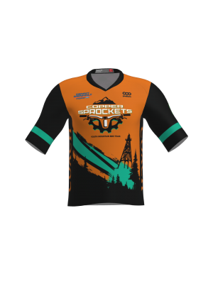 Podiumwear Men's Loose Fit Short Sleeve MTB Jersey - New Fabric 2025!