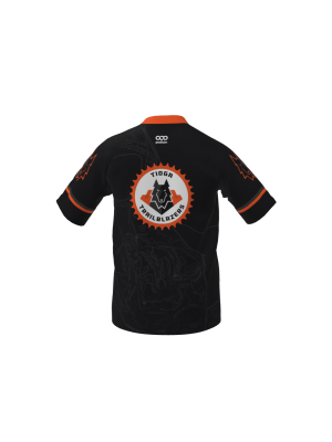 Podiumwear Men's Silver Short Sleeve MTB Jersey - New Fabric 2025!