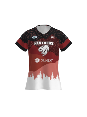 Podiumwear Women's Silver Short Sleeve MTB Jersey - NEW FABRIC 2025!