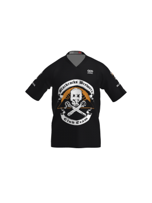 Podiumwear Men's Silver Short Sleeve MTB Jersey - New Fabric 2025!