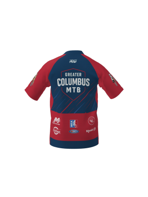 Podiumwear Men's Silver Short Sleeve MTB Jersey - New Fabric 2025!