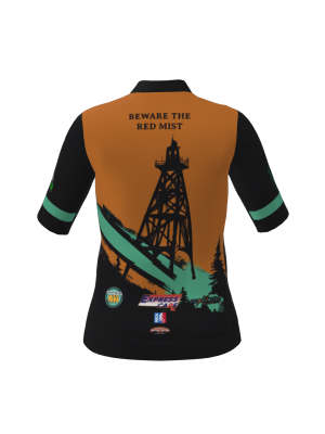Podiumwear Women's Gold Full Zip Jersey