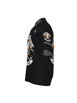 Podiumwear Men's Silver Short Sleeve MTB Jersey - New Fabric 2025!