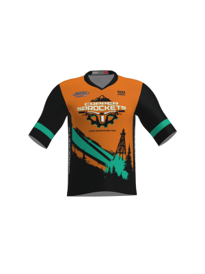 Podiumwear Men's Loose Fit Short Sleeve MTB Jersey - New Fabric 2025!
