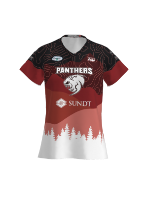 Podiumwear Women's Silver Short Sleeve MTB Jersey - NEW FABRIC 2025!
