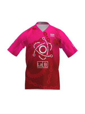 Podiumwear Men's Silver Short Sleeve MTB Jersey - New Fabric 2025!