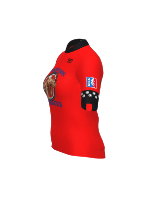 Podiumwear Women's Gold Full Zip Jersey