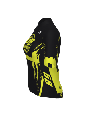 Podiumwear Women's Gold Full Zip Jersey