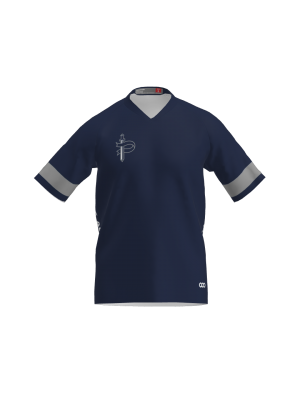 Podiumwear Men's Silver Short Sleeve MTB Jersey - New Fabric 2025!