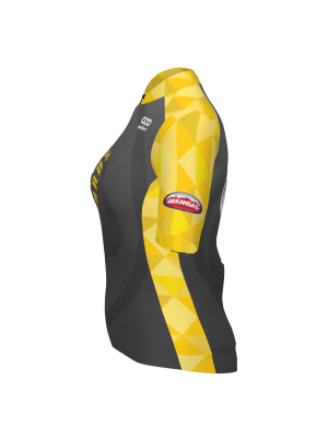 Podiumwear Women's Gold Full Zip Jersey