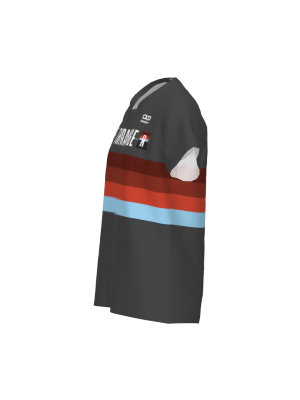 Podiumwear Women's Silver Short Sleeve MTB Jersey - NEW FABRIC 2025!