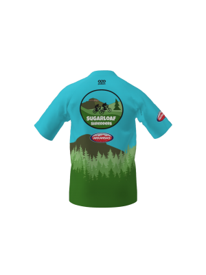 Podiumwear Men's Silver Short Sleeve MTB Jersey - New Fabric 2025!