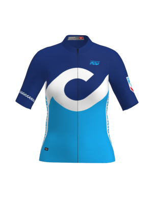 Podiumwear Women's Gold Full Zip Jersey