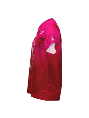 Podiumwear Women's Silver Short Sleeve MTB Jersey - NEW FABRIC 2025!