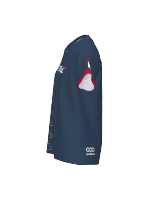 Podiumwear Women's Silver Short Sleeve MTB Jersey - NEW FABRIC 2025!