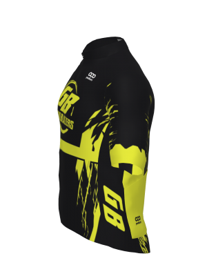 Podiumwear Men's Gold Full Zip Jersey